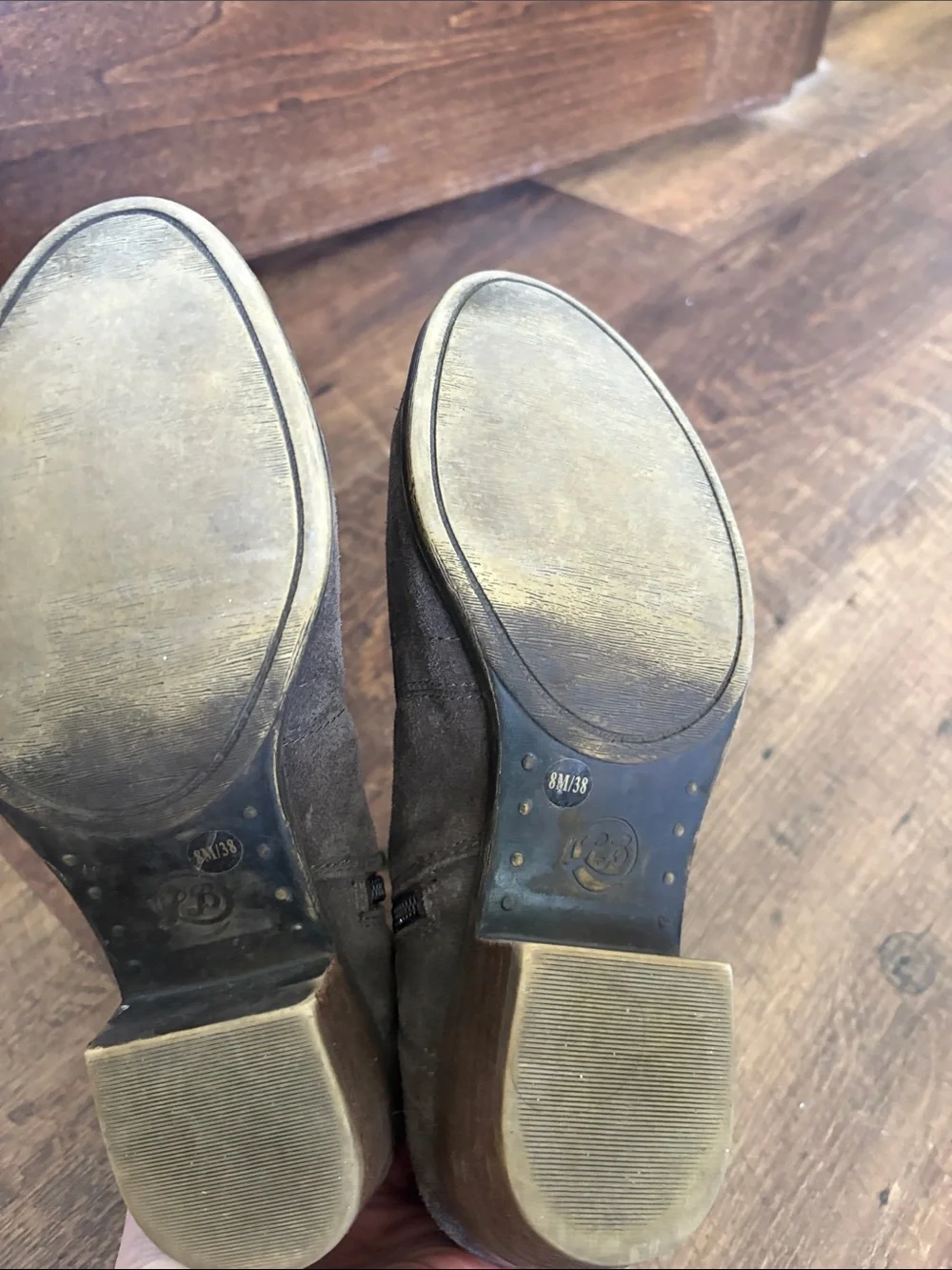 Lucky Brand Brown Suede Ankle Booties
